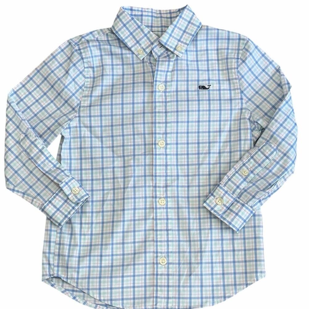 Vineyard Vines On The Go Performance Boys Button Down 2T